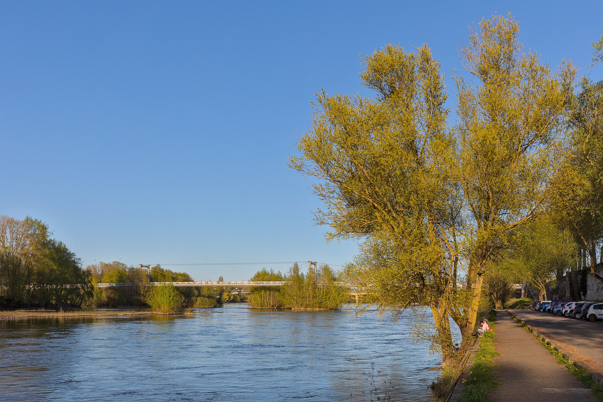 Les quais de Loire à Tours
